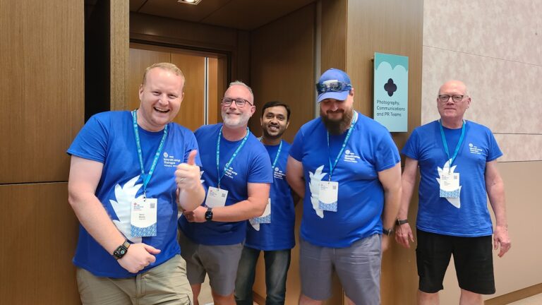 Communications Team - Steve Mosby + Matt Ross + Kartik Shukla + Thom Stackhouse + Mike Johnston WCEU 2023